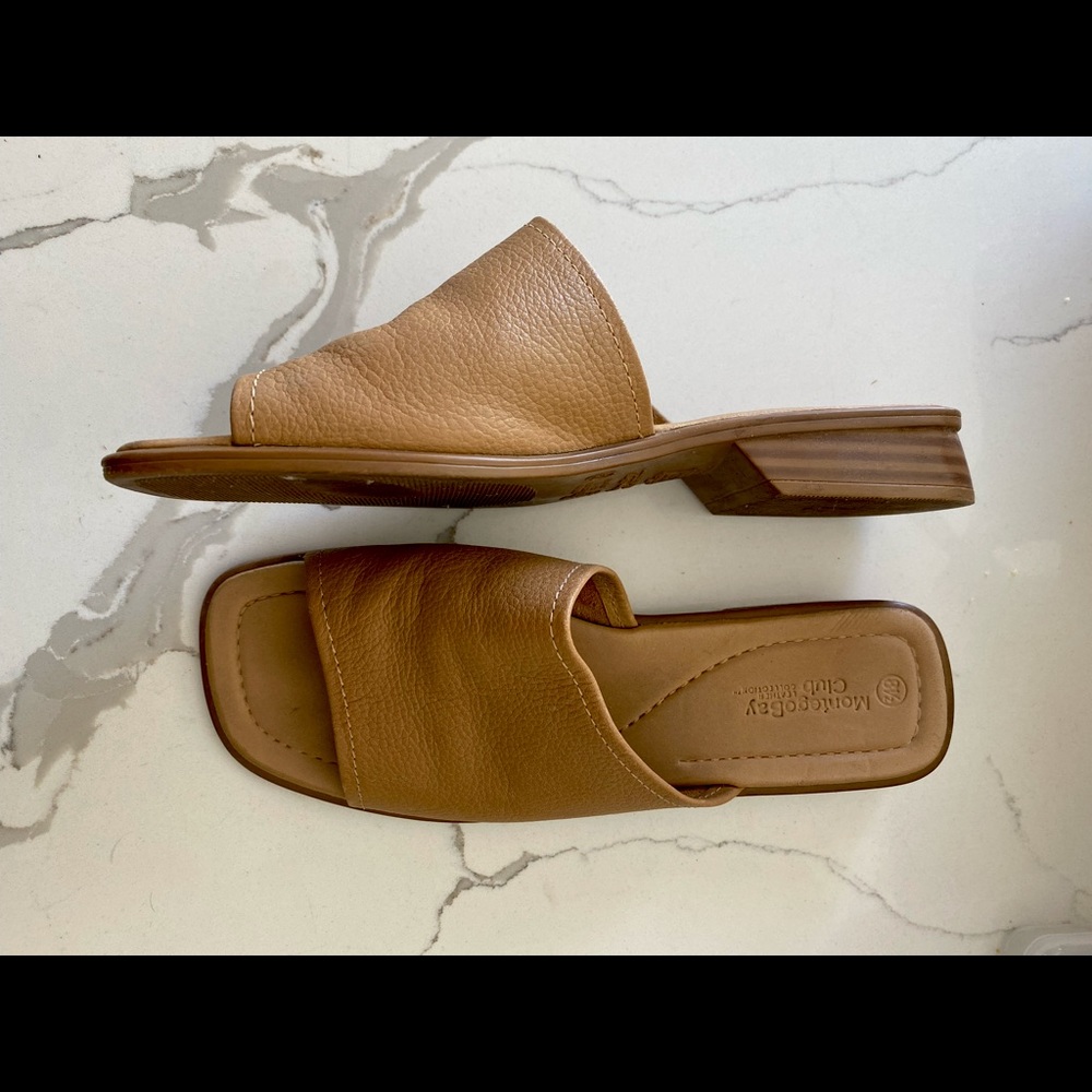 Vintage Montego Bay leather slides